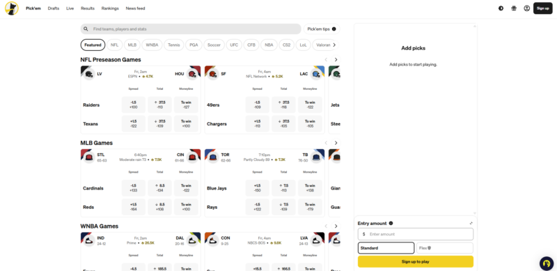 underdog prediction market